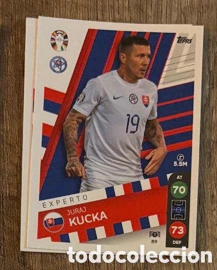 Coleccionismo cromos antiguos: 80 KUCKA ESLOVENIA Topps Match Attax Euro 2024