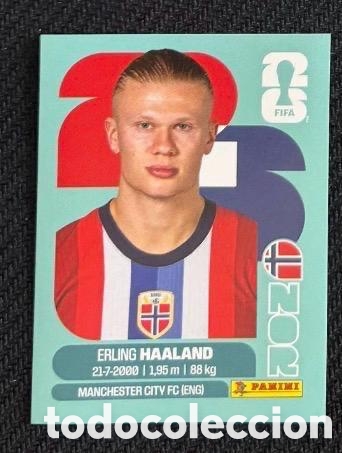 Coleccionismo cromos antiguos: HAALAND NORUEGA FIFA WORLD CUP MUNDIAL 2026 STICKER