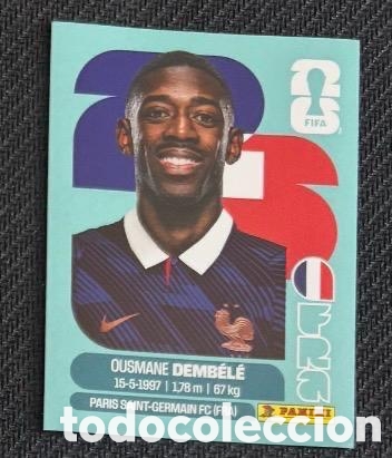 Coleccionismo cromos antiguos: DEMBELE FRANCIA FIFA WORLD CUP MUNDIAL 2026 STICKER