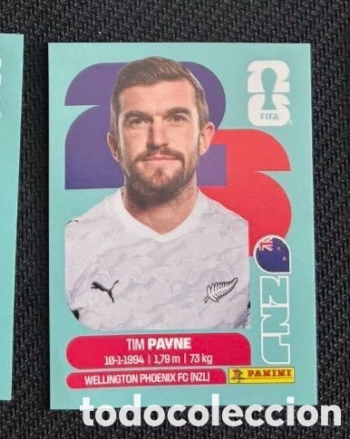 Coleccionismo cromos antiguos: TYM PAYNE NUEVA ZELANDA VIRAL FIFA WORLD CUP MUNDIAL 2026 STICKER