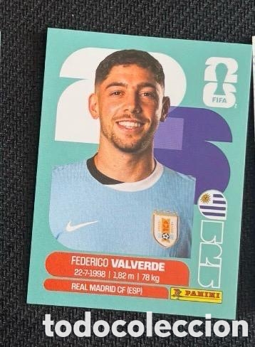 Coleccionismo cromos antiguos: VALVERDE URUGUAY FIFA WORLD CUP MUNDIAL 2026 STICKER