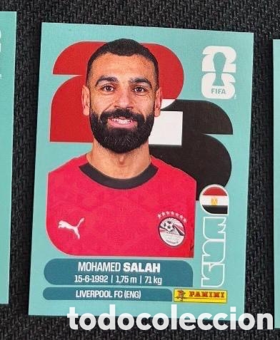 Coleccionismo cromos antiguos: SALAH EGIPTO FIFA WORLD CUP MUNDIAL 2026 STICKER