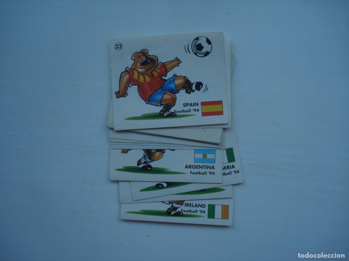 Sammeln alte Sammelbilder: 19 GRANDES PEGATINAS FOOTBALL94 CHUPA CHUPS CROMOS CHICLES! WRAPPER KAUGUMMI BUBBLE GUM!