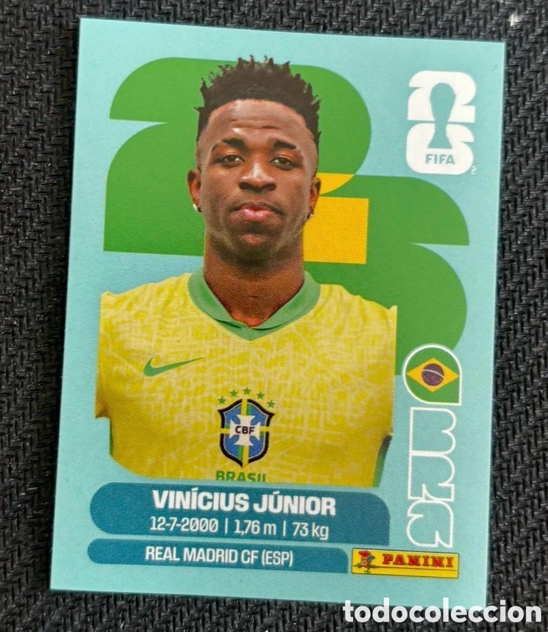 Coleccionismo cromos antiguos: VINICIUS JUNIOR VINI JR BRASIL FIFA WORLD CUP MUNDIAL 2026 STICKER