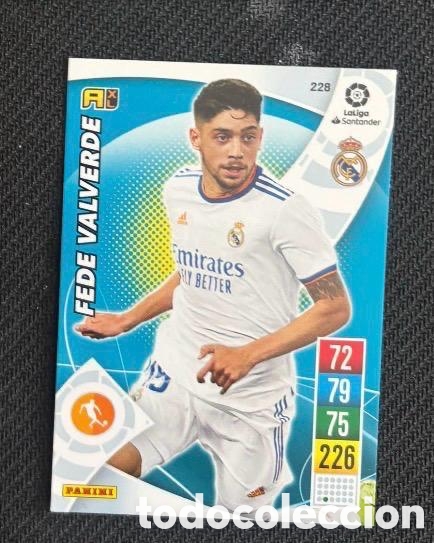 Coleccionismo cromos antiguos: VALVERDE REAL MADRID Panini Adrenalyn XL LaLiga Santander 2021 2022