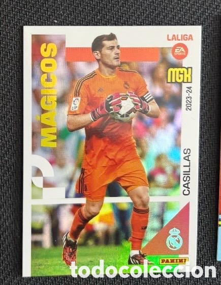 Coleccionismo cromos antiguos: IKER CASILLAS REAL MADRID MAGICOS 23 24 MGK MEGACRACKS
