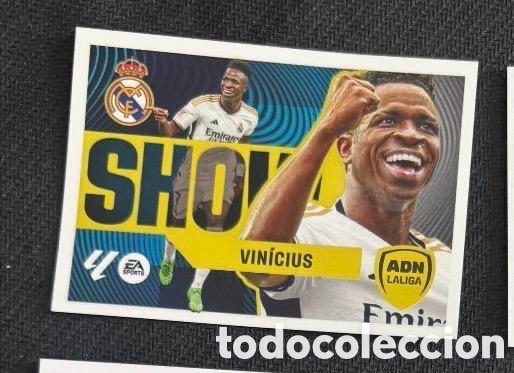 Coleccionismo cromos antiguos: VINICIUS JUNIOR VINI JR REAL MADRID ADN SHOW LIGA ESTE 2024 2025