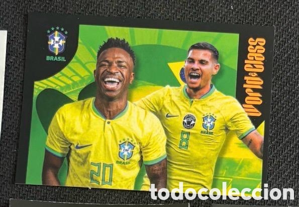 Coleccionismo cromos antiguos: VINI JR VINICIUS BRASIL BRUNO PANINI WORLD CLASS 2024