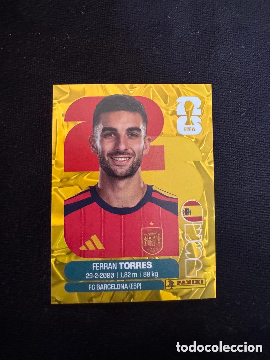 Coleccionismo cromos antiguos: Ferran Torres Mundial 2026 Versi&oacute;n Gold USA