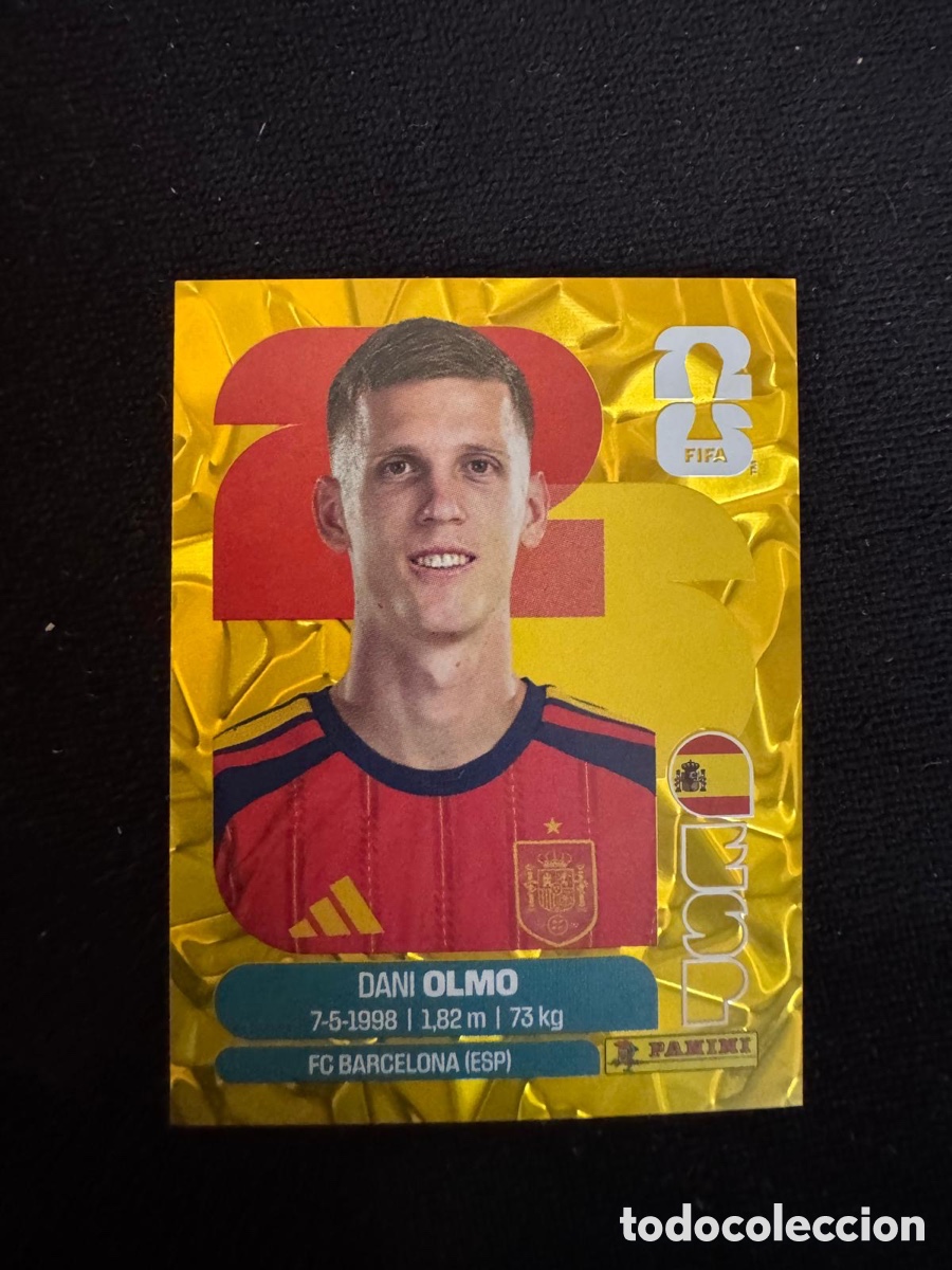 Coleccionismo cromos antiguos: Dani Olmo Mundial 2026 Versi&oacute;n Gold USA