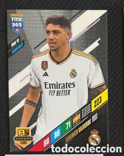 Coleccionismo cromos antiguos: VALVERDE REAL MADRID Panini FIFA 365 Adrenalyn XL 2024
