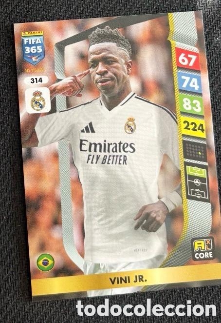 Coleccionismo cromos antiguos: VINICIUS JUNIOR VINI JR REAL MADRID Panini FIFA 365 2025 Adrenalyn XL
