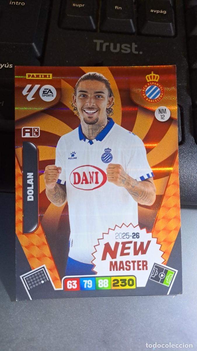 Coleccionismo cromos antiguos: ADRENALYN XL DOLAN NEW MASTER 12 NM 12 ESPANYOL CROMO LIGA 2025 2026 25 26 PANINI
