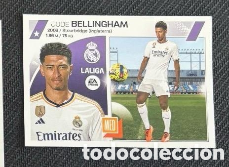 Coleccionismo cromos antiguos: BELLINGHAM REAL MADRID Panini Liga Este 2023 2024