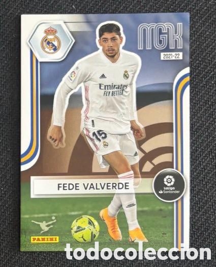 Coleccionismo cromos antiguos: FEDE VALVERDE REAL MADRID MGK MEGACRACKS 21 22