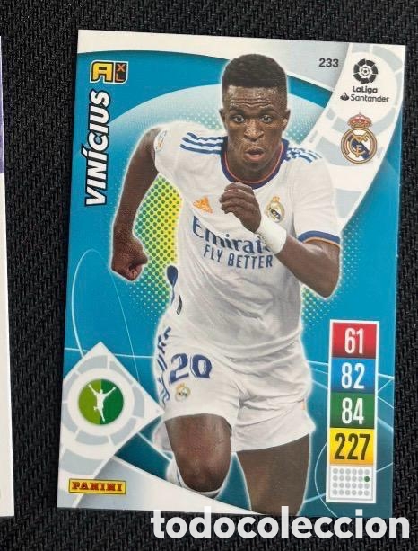 Coleccionismo cromos antiguos: 233 VINICIUS JUNIOR VINI JR Panini Adrenalyn XL LaLiga 2021 2022 REAL MADRID