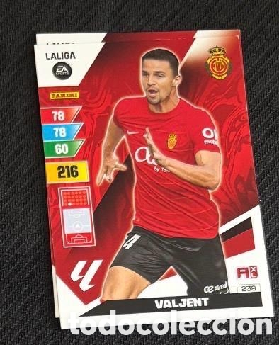 Coleccionismo cromos antiguos: 239 VALJENT MALLORCA ADRENALYN XL CARTA CROMO 2023 2024