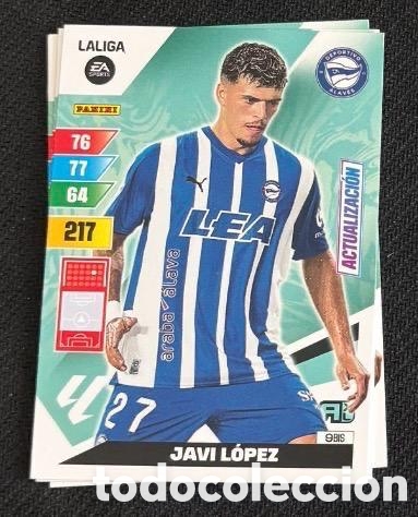 Coleccionismo cromos antiguos: 9 BIS JAVI LOPEZ ALAVES ADRENALYN XL CARTA CROMO 2023 2024