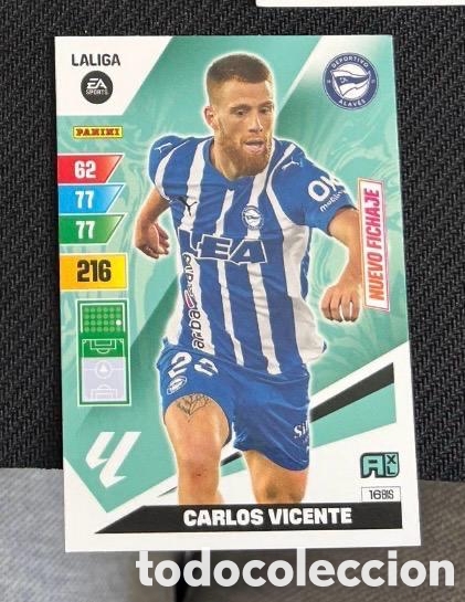 Coleccionismo cromos antiguos: 16 BIS CARLOS VICENTE ALAVES ADRENALYN XL CARTA CROMO 2023 2024