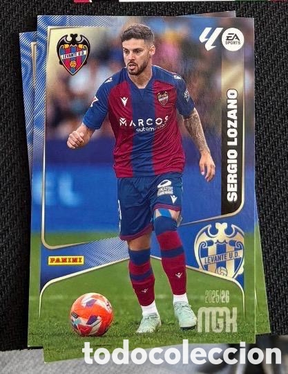 Coleccionismo cromos antiguos: SERGIO LOZANO LEVANTE MGK Megacracks 25/26