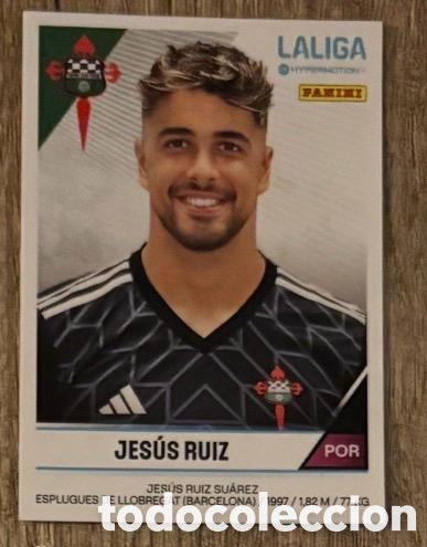 Coleccionismo cromos antiguos: Jes&uacute;s Ruiz Racing Ferrol LaLiga Hypermotion 2024 2025