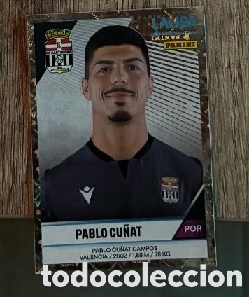 Coleccionismo cromos antiguos: Pablo Cu&ntilde;at Cartagena holo LaLiga Hypermotion 2024 2025
