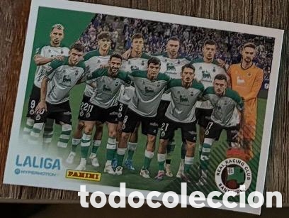 Coleccionismo cromos antiguos: Alineaci&oacute;n Racing Club LaLiga Hypermotion 2024 2025