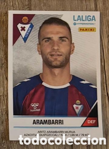 Coleccionismo cromos antiguos: Arambarri Eibar LaLiga Hypermotion 2024 2025