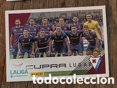 Coleccionismo cromos antiguos: Alineaci&oacute;n Eibar LaLiga Hypermotion 2024 2025