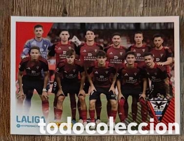 Coleccionismo cromos antiguos: Alineaci&oacute;n Mirandes LaLiga Hypermotion 2024 2025