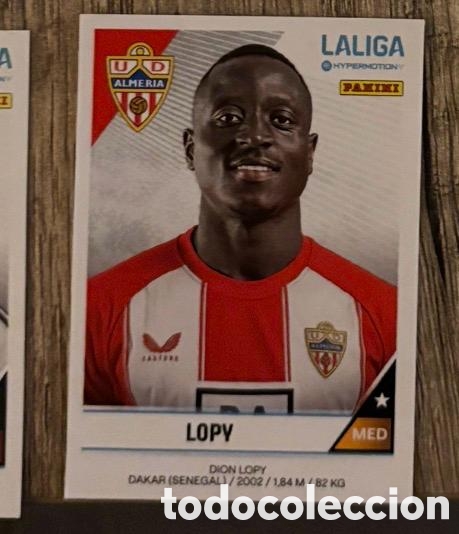 Coleccionismo cromos antiguos: Lopy Almer&iacute;a LaLiga Hypermotion 2024 2025
