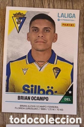 Coleccionismo cromos antiguos: Brian Ocampo C&aacute;diz LaLiga Hypermotion 2024 2025