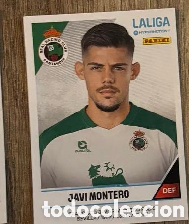 Coleccionismo cromos antiguos: Javi Montero Racing Club LaLiga Hypermotion 2024 2025