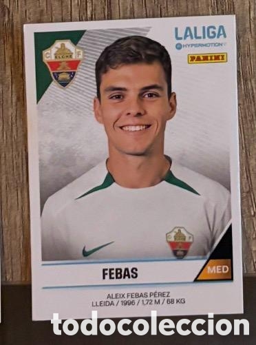 Coleccionismo cromos antiguos: Febas Elche LaLiga Hypermotion 2024 2025