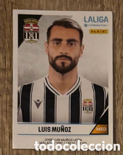 Coleccionismo cromos antiguos: Luis Mu&ntilde;oz Cartagena LaLiga Hypermotion 2024 2025