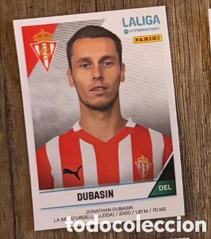 Coleccionismo cromos antiguos: Dubasin Sporting Gijon LaLiga Hypermotion 2024 2025