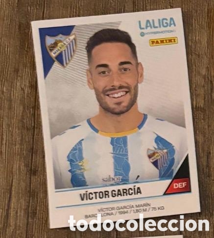 Coleccionismo cromos antiguos: Victor Garc&iacute;a M&aacute;laga LaLiga Hypermotion 2024 2025