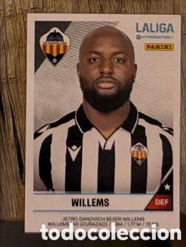 Coleccionismo cromos antiguos: Willems Castell&oacute;n LaLiga Hypermotion 2024 2025