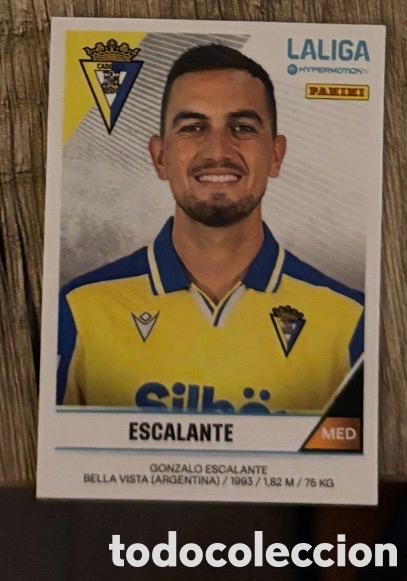 Coleccionismo cromos antiguos: Escalante C&aacute;diz LaLiga Hypermotion 2024 2025