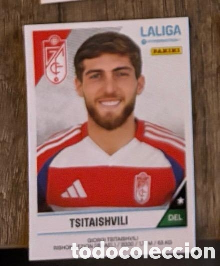Coleccionismo cromos antiguos: Tsitaishvili Granada LaLiga Hypermotion 2024 2025