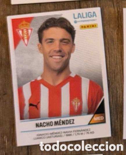 Coleccionismo cromos antiguos: Nacho M&eacute;ndez Sporting Gijon LaLiga Hypermotion 2024 2025