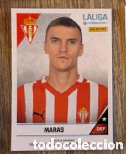 Coleccionismo cromos antiguos: Maras Sporting Gijon LaLiga Hypermotion 2024 2025