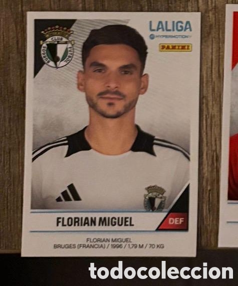 Coleccionismo cromos antiguos: Florian Miguel Burgos LaLiga Hypermotion 2024 2025