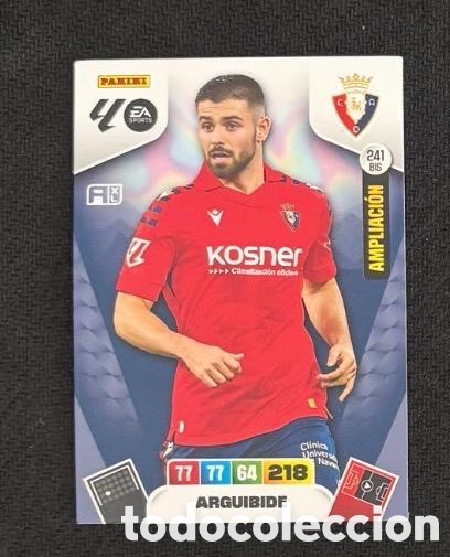 Coleccionismo cromos antiguos: 241 BIS ARGUIBIDE OSASUNA Panini Adrenalyn XL LaLiga 2025 2026