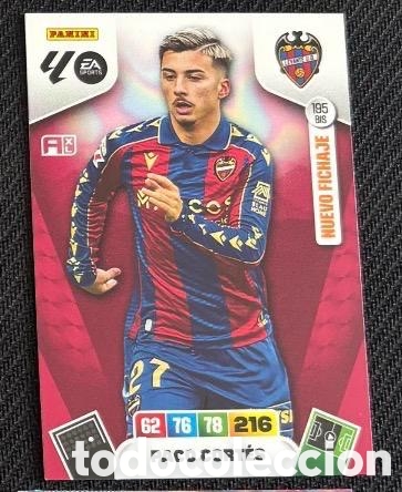 Coleccionismo cromos antiguos: 195 BIS PACO CORTES LEVANTE Panini Adrenalyn XL LaLiga 2025 2026