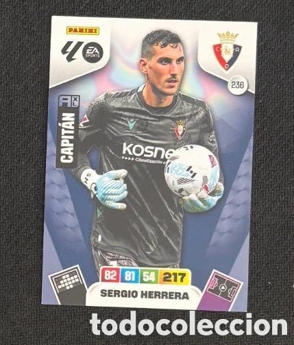 Coleccionismo cromos antiguos: 236 SERGIO HERRERA OSASUNA Panini Adrenalyn XL LaLiga 2025 2026