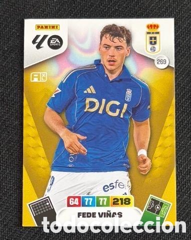 Coleccionismo cromos antiguos: 269 FEDE VI&Ntilde;AS OVIEDO Panini Adrenalyn XL LaLiga 2025 2026