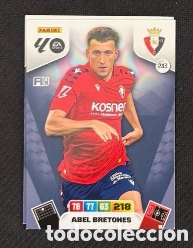 Coleccionismo cromos antiguos: 243 ABEL BRETONES OSASUNA Panini Adrenalyn XL LaLiga 2025 2026