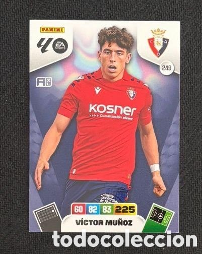 Coleccionismo cromos antiguos: 249 VICTOR MU&Ntilde;OZ OSASUNA Panini Adrenalyn XL LaLiga 2025 2026
