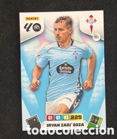 Coleccionismo cromos antiguos: 105 BRYAN ZARAGOZA CELTA VIGO Panini Adrenalyn XL LaLiga 2025 2026